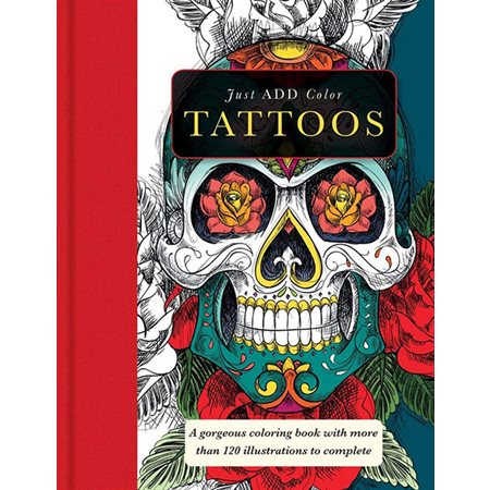 Tattoos: Gorgeous coloring books
