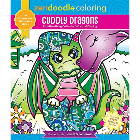 Zendoodle Coloring: Cuddly Dragons
