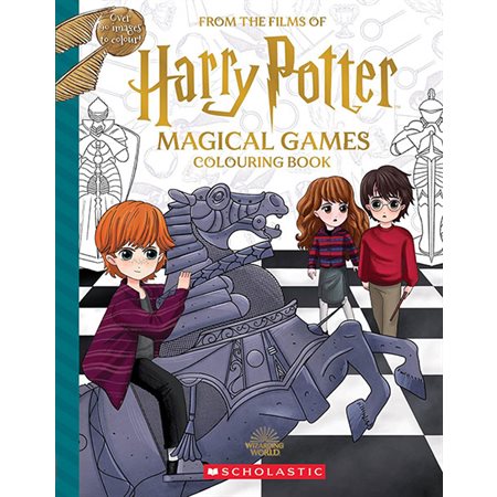 Harry Potter, magical games coloring book