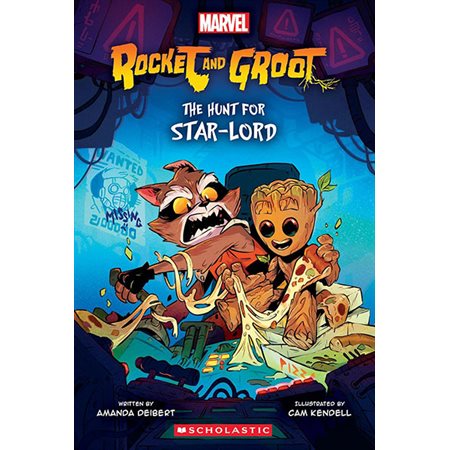 Hunt for Star-Lord;  Rocket and Groot