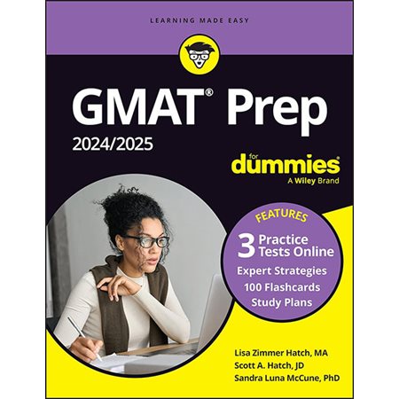 GMAT Prep 2024 / 2025 for Dummies with Online Practice