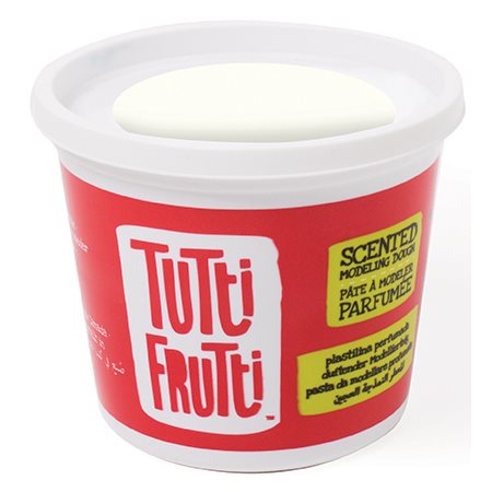Pâte à modeler Tutti-Frutti; Blanche (250 g)