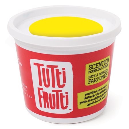 Pâte à modeler Tutti-Frutti; Jaune (250 g)