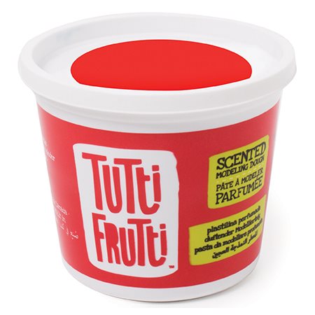 Pâte à modeler Tutti-Frutti; Rouge (250 g)