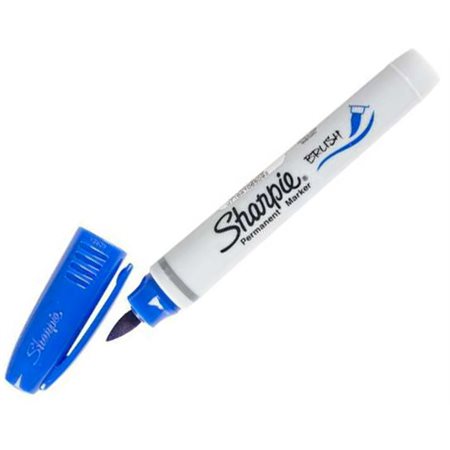 Sharpie Brush Tip bleu