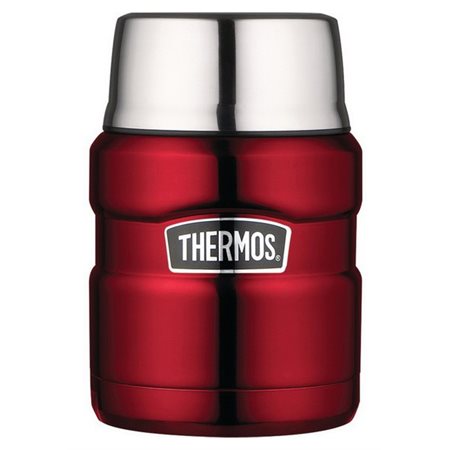 THERMOS 470 ML STAINLESS ROUGE