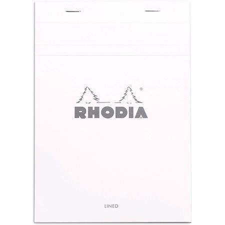 Bloc ligné # 16 Rhodia 148 x 210 blanc