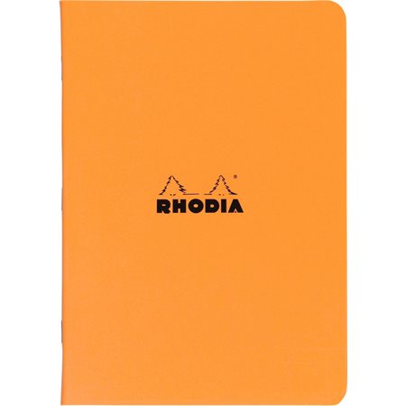 Cahier piqué Rhodia ligné A4 orange