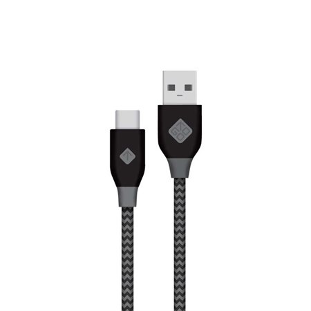 Câble USB à USB-C (3') noir