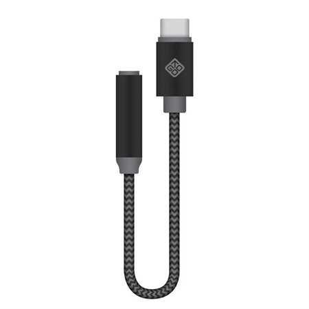 Adaptateur USB-C à AUX (3.5mm) noir