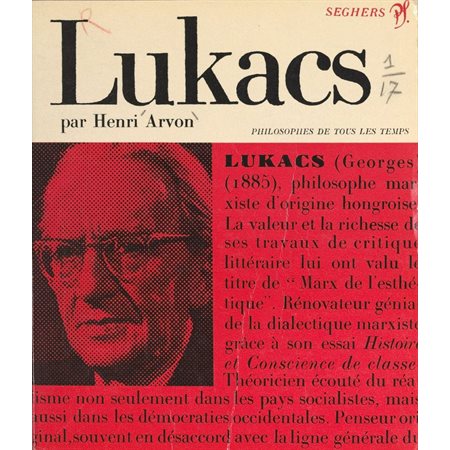 Georges Lukacs ou le Front populaire en littérature