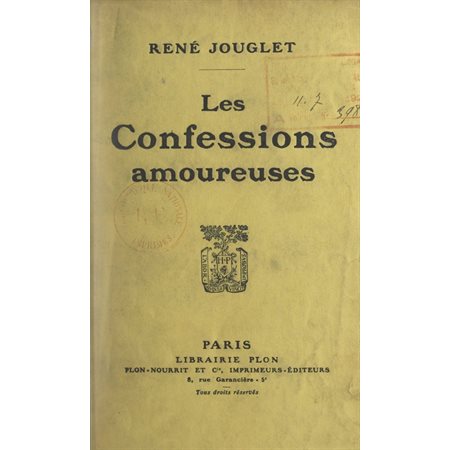 Les confessions amoureuses