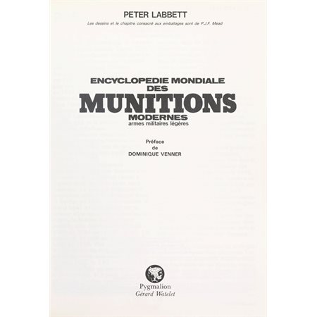 Encyclopédie mondiale des munitions modernes