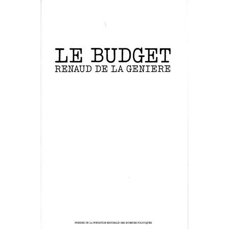 Le budget