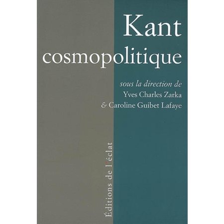 Kant cosmopolitique