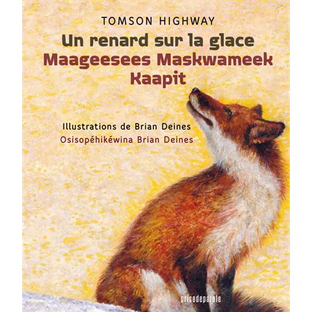Un renard sur la glace • Maageesees Maskwameek Kaapit