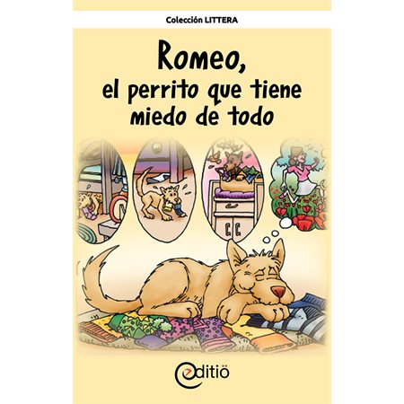 Romeo, el perrito que tiene miedo de todo