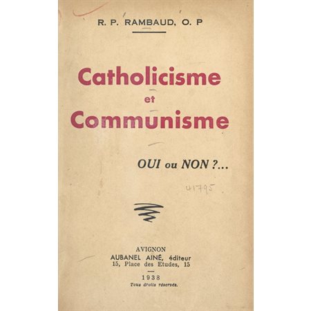 Catholicisme et communisme