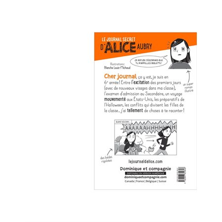 Le journal secret d'Alice Aubry, tome 4