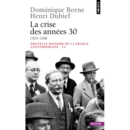 La Crise des années 30 (1929-1938)
