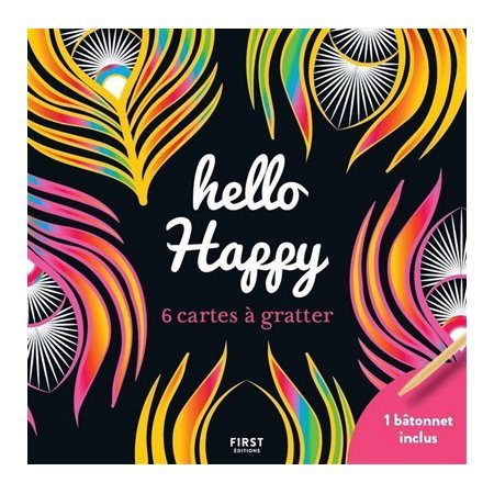 Hello happy: 6 cartes à gratter