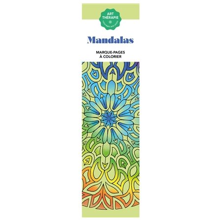 Mandalas: marque-pages à colorier