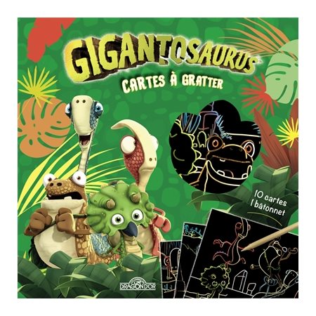 Gigantosaurus: cartes à gratter