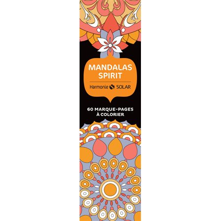 Mandala spirit 60 marque-pages à colorier