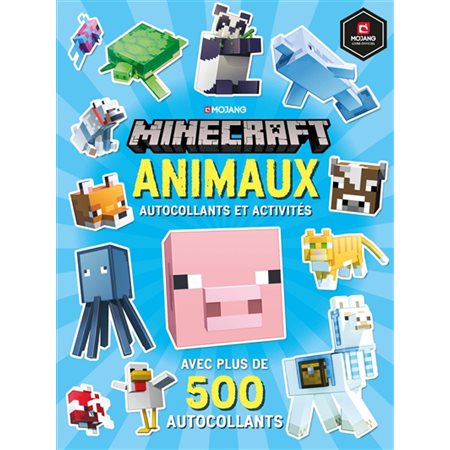 Minecraft animaux autocollants et activités