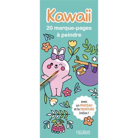 Kawaii : 20 marque-pages à peindre