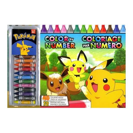 Pokémon: Coloriage par numéro