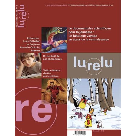 Lurelu, vol. 45 no. 3, Le documentaire scientifique pour la jeunesse