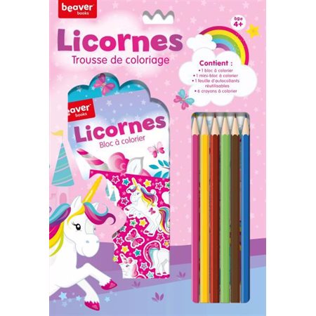 Licornes: trousse de coloriage