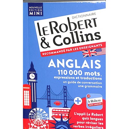 Le Robert & Collins mini anglais : français-anglais, anglais-français