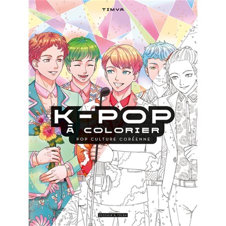 K-pop : un livre à colorier