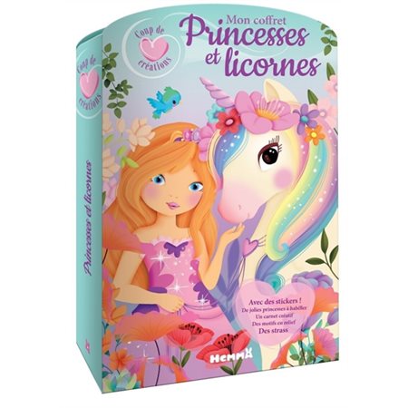 Mon coffret Princesses et licornes : Avec des stickers !