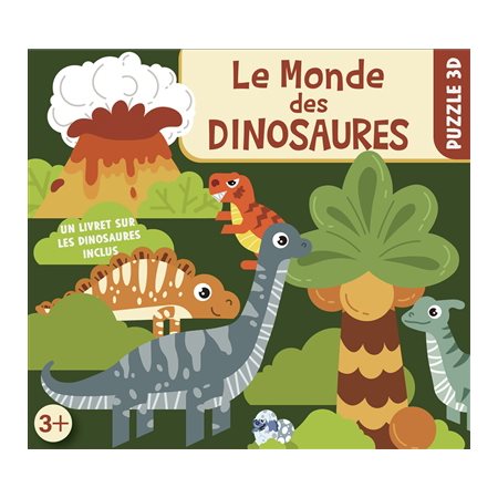 Le monde des dinosaures; Coffret puzzle 3D