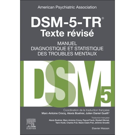 DSM-5, manuel diagnostique et statistique des troubles mentaux