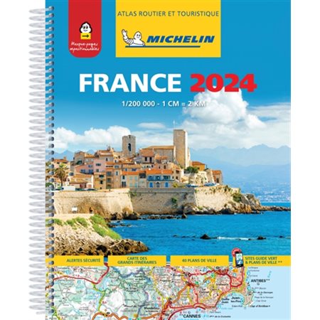 France 2024 : atlas routier et touristique