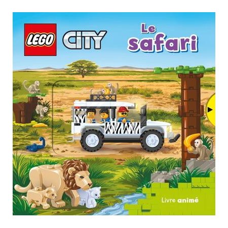 Le safari : Lego city;  livre animé