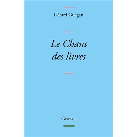 Le chant des livres