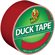 Ruban de couleur Duck Tape 48 mm x 18,2 m rouge